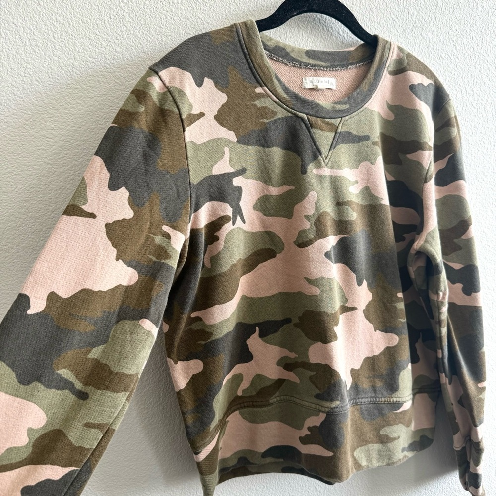 Madewell Green and Tan Crew Neck Sweater - Picture 5 of 12
